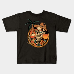 Holiday skull Kids T-Shirt